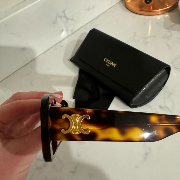 Celine Brown Tortoise Sunglasses - Picture 5 of 7
